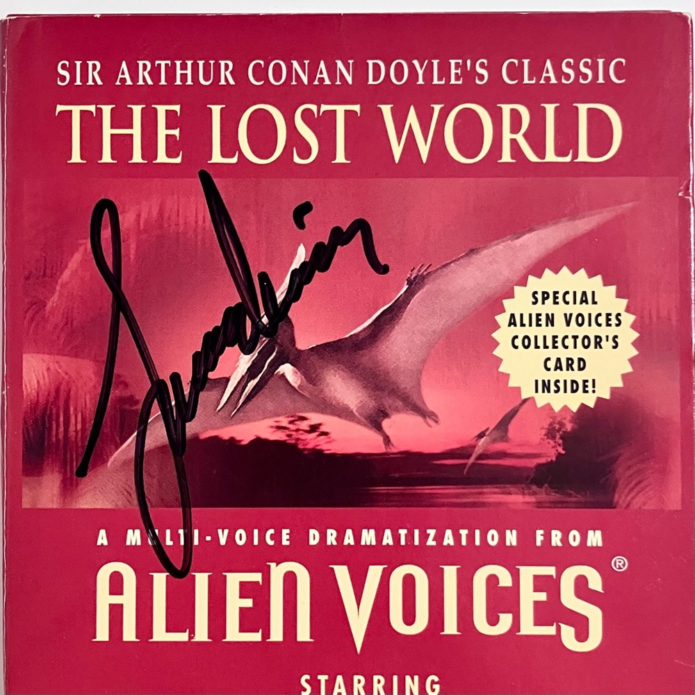 LEONARD NIMOY Signed ALIEN VOICES Audio Drama / THE LOST WORLD on 2 Cassettes